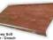 Parapet Stalowy Soft  Orzech 350 mm