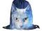 TORBA PLECAK WOREK BUTY ZAKUPY CAT KOT KOSMOS