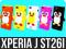 SONY XPERIA J ST26i ETUI + FOLIA OBUDOWA POKROWIEC