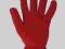 Rękawiczki Hauer mikrofibra czerwone S