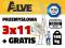 Przemysłowa drabina aluminiowa 3x11 ALVE + GRATIS
