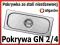 Pokrywa GN 2/4 do pojemnika pokrywka 162 x 530 mm