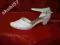 obuwie ślubne białe buty damskie niskie 35 CASANI