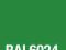 topkot poliestrowy - zielony RAL 6024