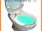 Bidet z mydelniczką zakładany na sedes