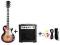 Zestaw Gitara elek. LES PAUL + piecyk + GRATISY