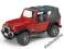 BRUDER 02520 JEEP WRANGLER CZERWONY