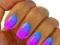 Gąbeczki do malowania paznokci - efekt ombre