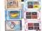 Emiraty znaczki na kartach fauna flora transport