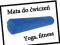 MATA DO ĆWICZEŃ yoga joga fitness METEOR 180x60 cm