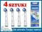 4 KOŃCÓWKI SZCZOTECZKI ORAL-B PRECISION CLEAN NEW