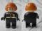 #DUPLO# figurka chłopek strażak w kasku pilot