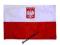 Polska Flaga Balkonowa 90x150cm