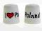 Naparstek ceramiczny POLSKA I LOVE POLAND