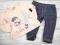 KOMPLET BLUZKA DZIEWCZYNKA+LEGGINSY 0-3 mce