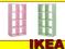 IKEA regał EXPEDIT KALLAX 147x77 półka szafa 2kol