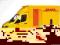 DHL MERCEDES SPRINTER Z WIDLAKIEM BRUDER 02534