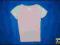 9747-15 ..REEBOK... TSHIRT PINK WHITE V-NECK r.122