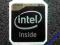 106 Naklejka Intel inside Haswell Black 17 x 19 mm