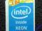 107 Naklejka Intel XEON Haswell Blue 15 x 21 mm