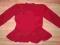 MATALAN NEXT czerwony sweterek baskinka 92 18-24