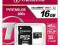 microSD 16GB CL10 UHS-1 + adapter PREMIUM