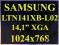 SAMSUNG LTN141XB-L02 30PIN MATOWA GW