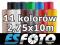 Tło PP 2,75 x 10m długie 11 kolorów  + tuleja Łódź
