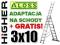 Drabina aluminiowa 3x10 ALOSS na schody + GRATIS