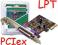 Karta kontroler LPT DB25 Parallel PCIex express