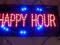 TABLICA REKLAMA SZYLD NEON HAPPY HOUR