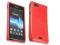 RED Elastic ETUI GEL Sony Xperia J ST26i + Folia