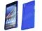 Blue elastyczne etui Gel Sony Xperia Z1 + folia