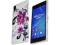 w4 kwiaty etui GEL Sony Xperia Z2 L50W + folia