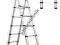 Drabina ALUMINIOWA TELESKOPOWA 2 m + 2.6 m