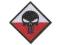 KAMPFHUND - Naszywka Punisher - PL - Romb - H4