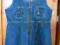 Dżinsowa princeska 134cm