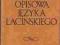 GRAMATYKA OPISOWA JĘZYKA ŁACIŃSKIEGO - J. Wikarjak