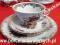 SERWIS DO KAWY ,,KWIATY RETRO,, PORCELANA