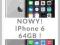 APPLE iPhone 6 64GB, SILVER GRAY, NOWY !!!