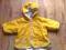 Żółta przeciwdeszczowa kurtka H&amp;M r. 62