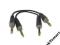 KLOTZ - AUDIO NIESYMETRYCZNY J-J GOLD 0,15M BLACK