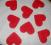 Naklejane WALENTYNKOWE SERDUSZKA kpl.10 szt - 5 zł