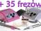 FREZARKA manicure JD500-35W 3kolor+35frezow+5nakla