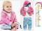 Piękny bawełniany 3 - częściowy komplet dres r. 62