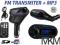 TRANSMITER CAR FM MP3 SD USB PILOT NIEBIESKI