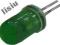 [LISPOL] Dioda LED 5mm zielona dyfuzyjna - 100szt