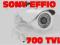 Sony EFFIO zewnetrzna KAMERA 700 linii IR noc IP66