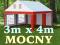 NAMIOT 3 x 4 WYSTAWOWY TARGOWY TANI MOCNY 3x4m