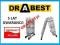 DRABINY Drabina uniwersalna 4x3 SPAWANA DRABEST